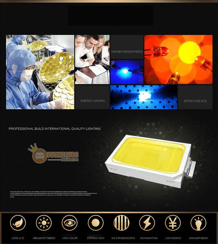 Đèn ốp trần pha lê kiểu dáng độc đáo CM281-3